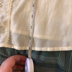 Delicate silk and cotton embroidered tank top